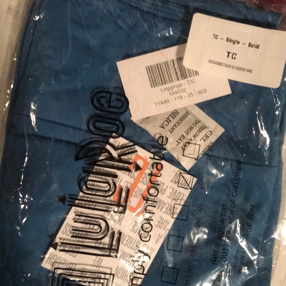 TC Pretty Blue Lularoe Leggings